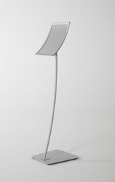 SECO Arc Menu Board Holder Steel Base A4 Silver - ARCA4-S DD